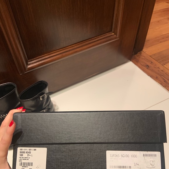 Black Saint Laurent booties with box!! - Picture 3 of 6